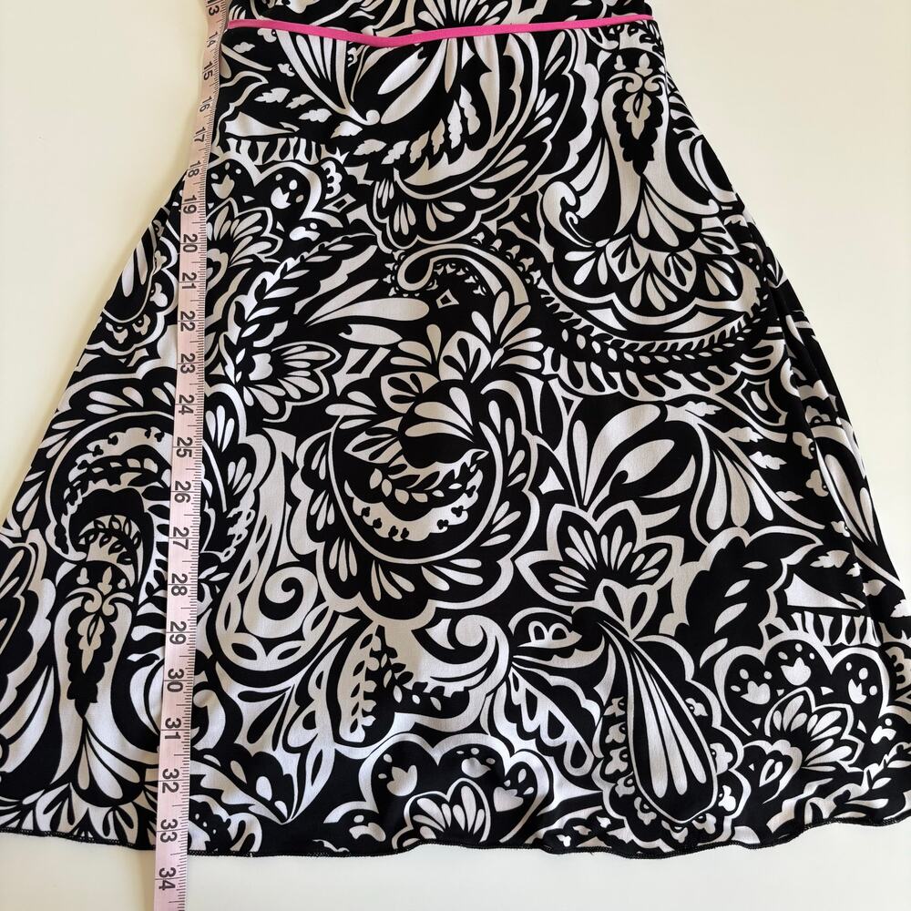 Y2K Speechless Black and White Paisley Dress Juniors size Medium - Picture 6 of 10